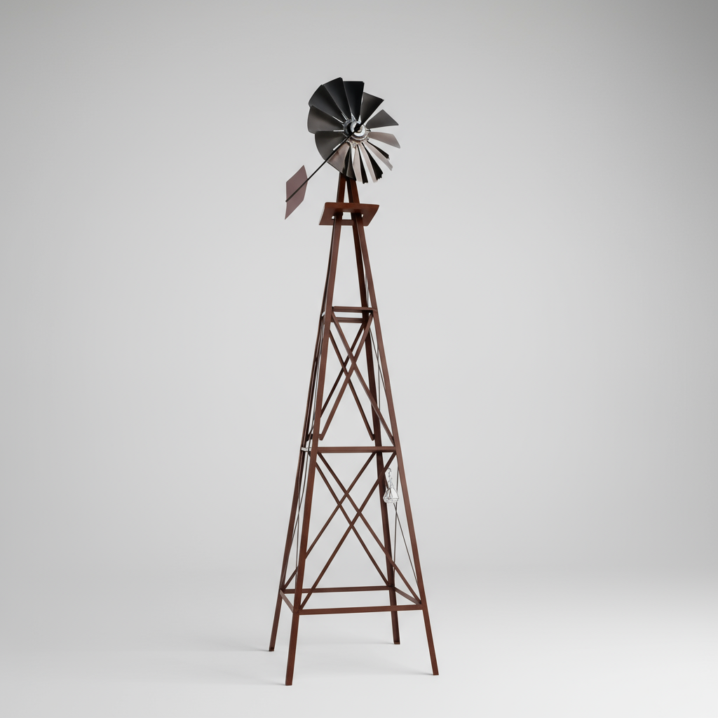Steel Garden Windmill for Yard
