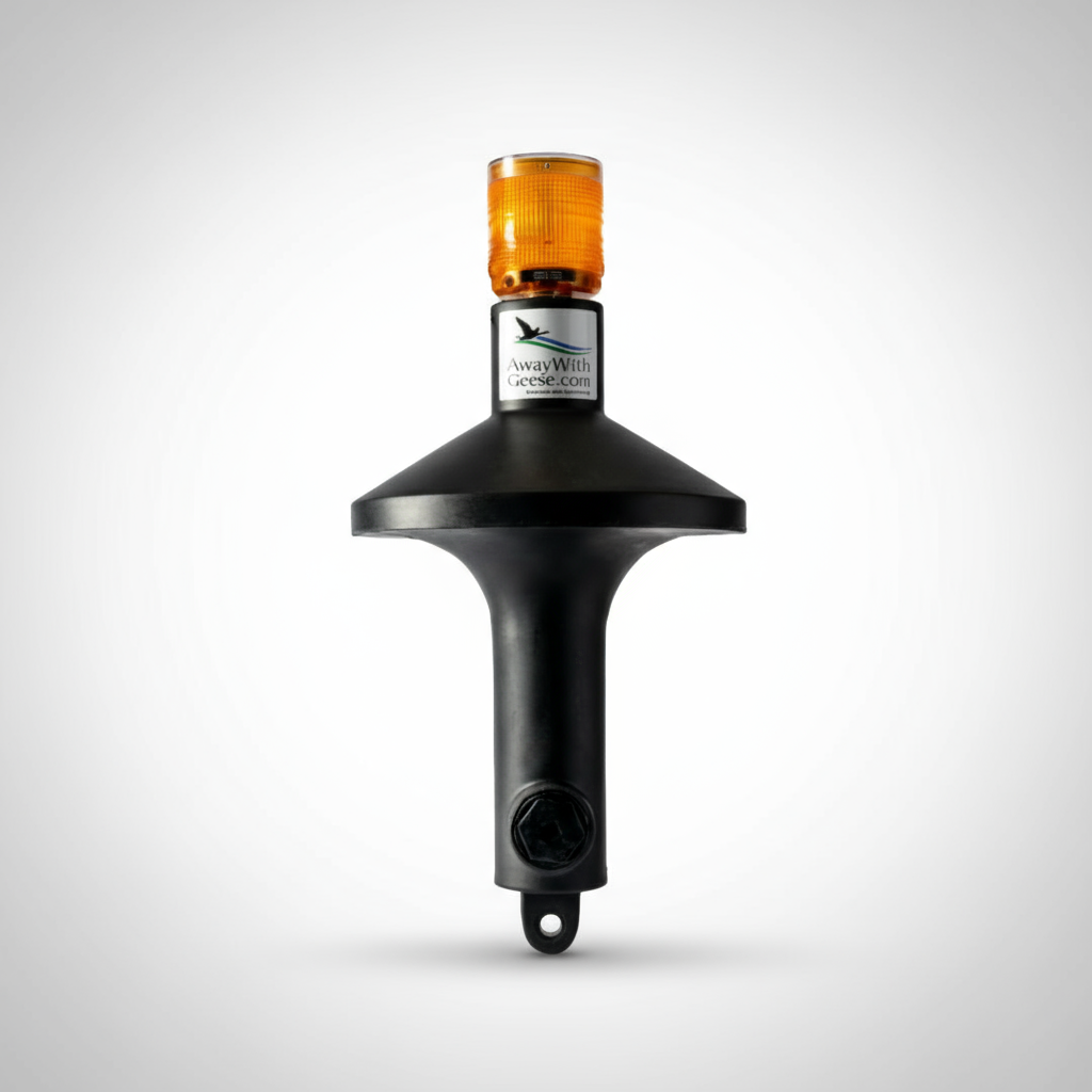 Away With Geese Deterrent for Land or Water | Solar Powered Goose Control