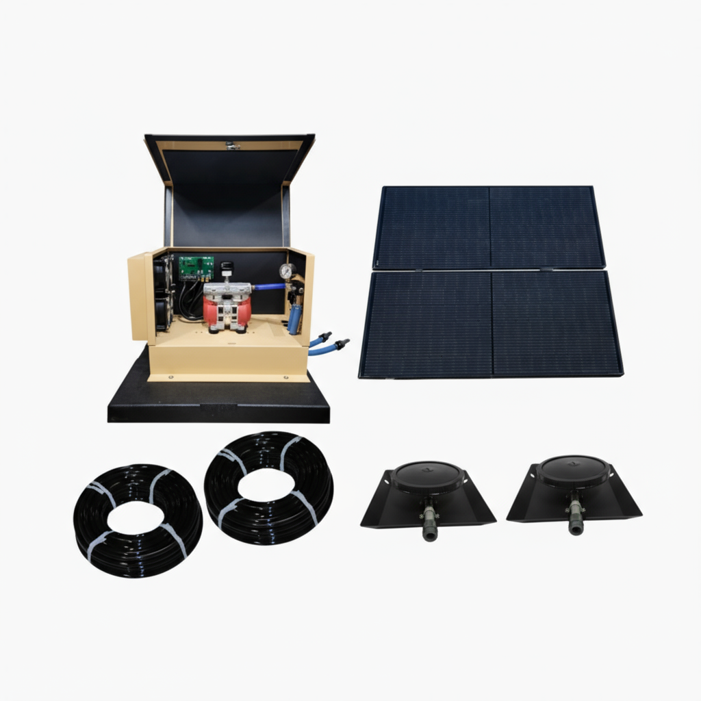 Solar Pond Aerator | TurboAir | 3.4 CFM | Ground Mount