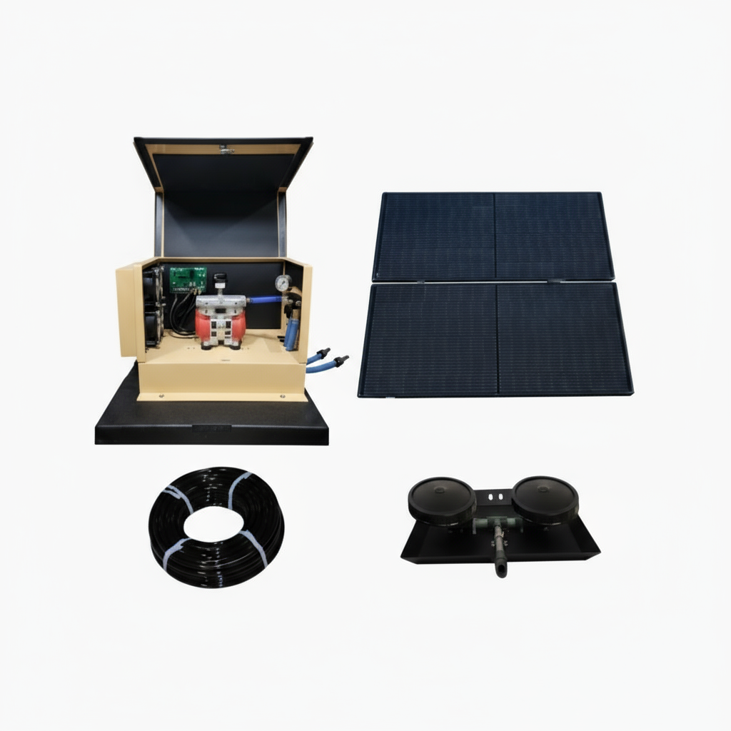 Solar Pond Aerator | TurboAir | 3.4 CFM | Ground Mount