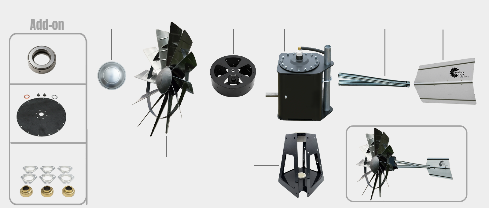 Windmill Aeration Parts – Official Components for OWS Windmills