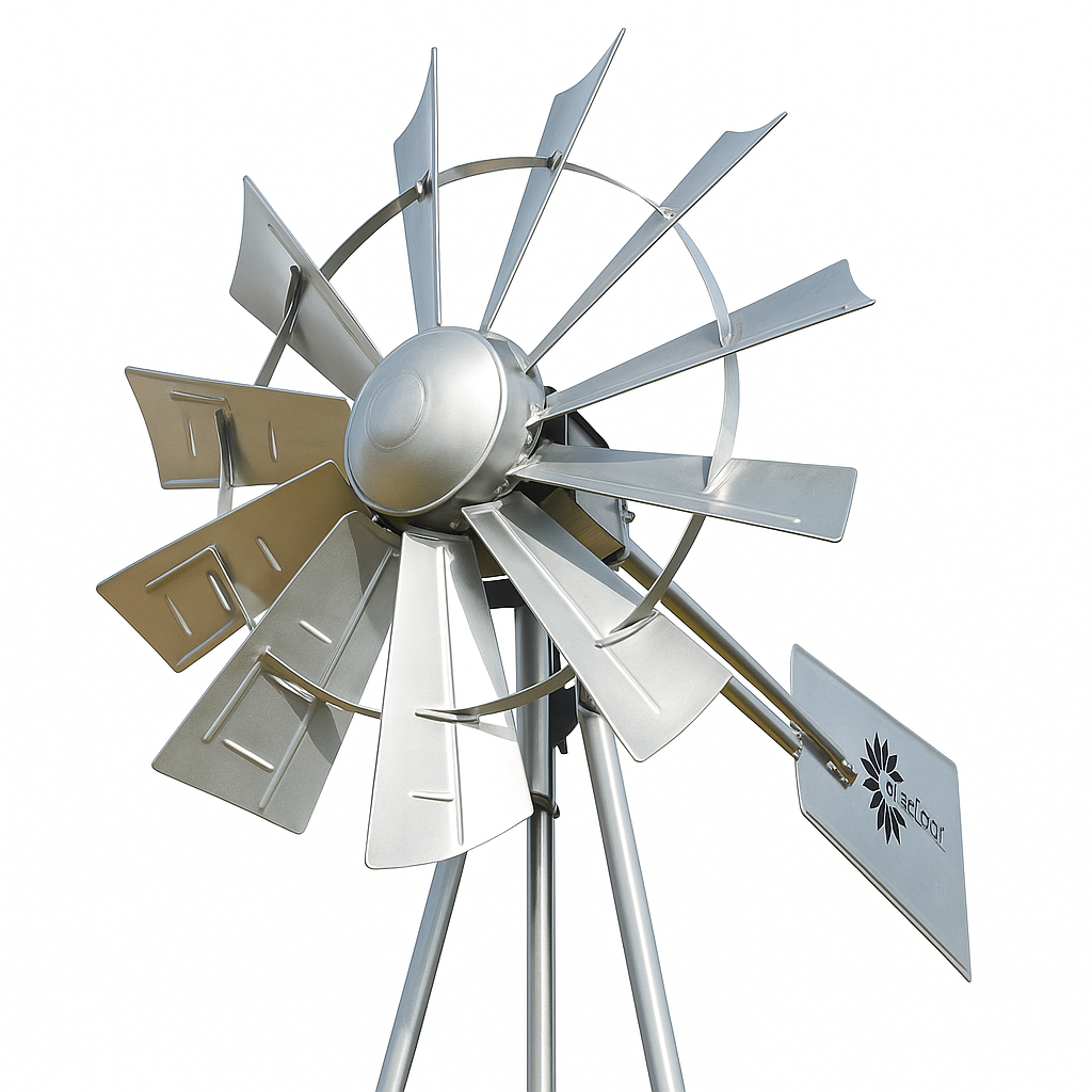Windmill Head & Tail Assembly | Galvanized