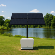 Solar Pond Aerator Bubbler | TurboAirXL | 6.8 CFM | Ground Mount