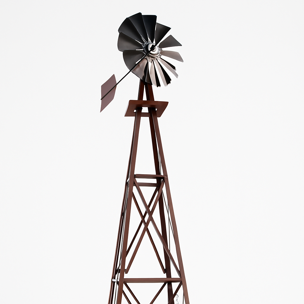 Steel Garden Windmill for Yard