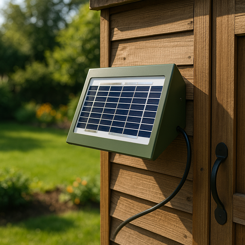 Texas Hunter 12V Solar Charger | 2W Power, Built for Feeders