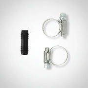 Airline Connector and Clamp Pack with UV-resistant nylon connectors and galvanized steel clamps for leak-free pond aeration tubing