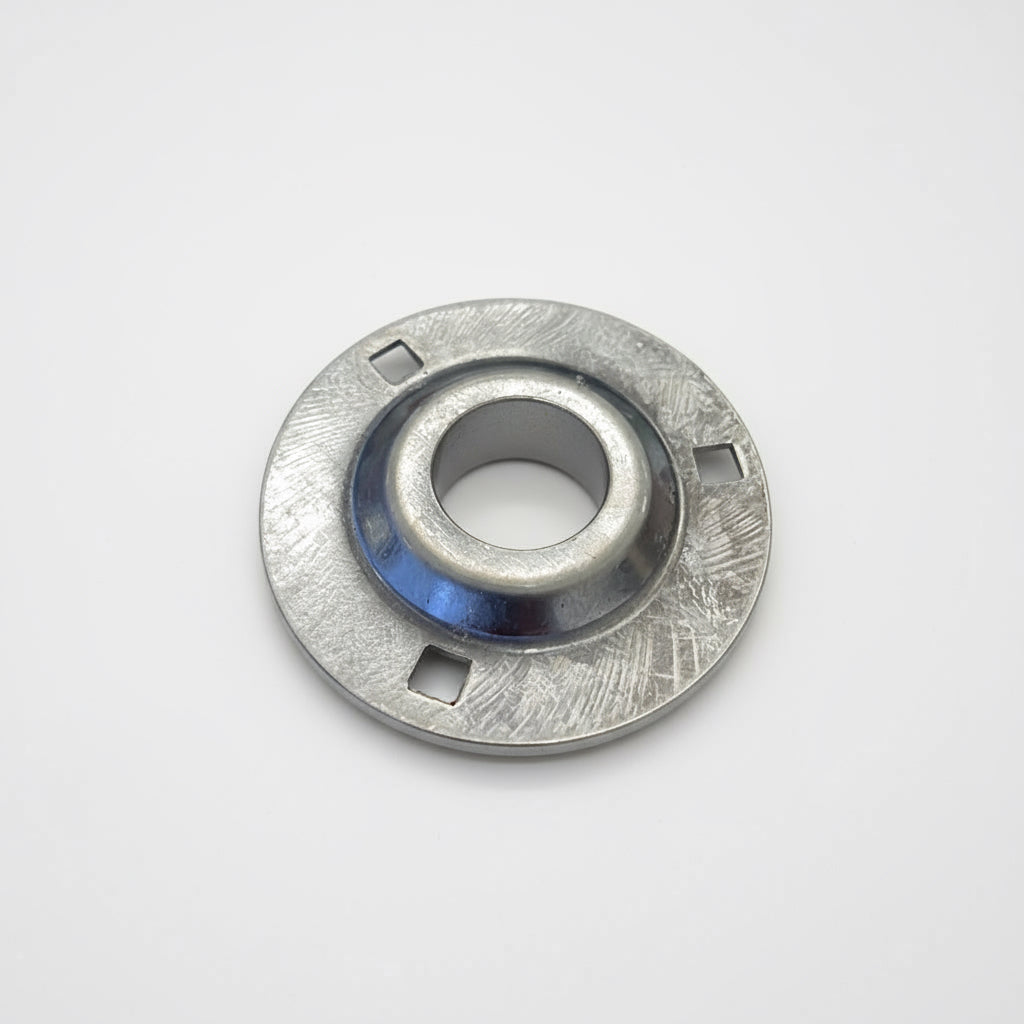 Bearing Nest for Garden Windmill made from galvanized steel to reduce friction and restore smooth rotation.