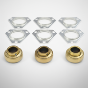 Bearing Replacement Kit for Gen 2 and Gen 3 windmill aeration compressors with OEM-fit bearings and flanges.