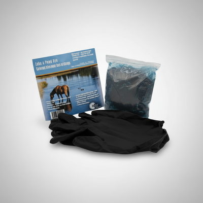 Blue Pond Dye for Lakes / Ponds | Fish Safe | Dry Packs