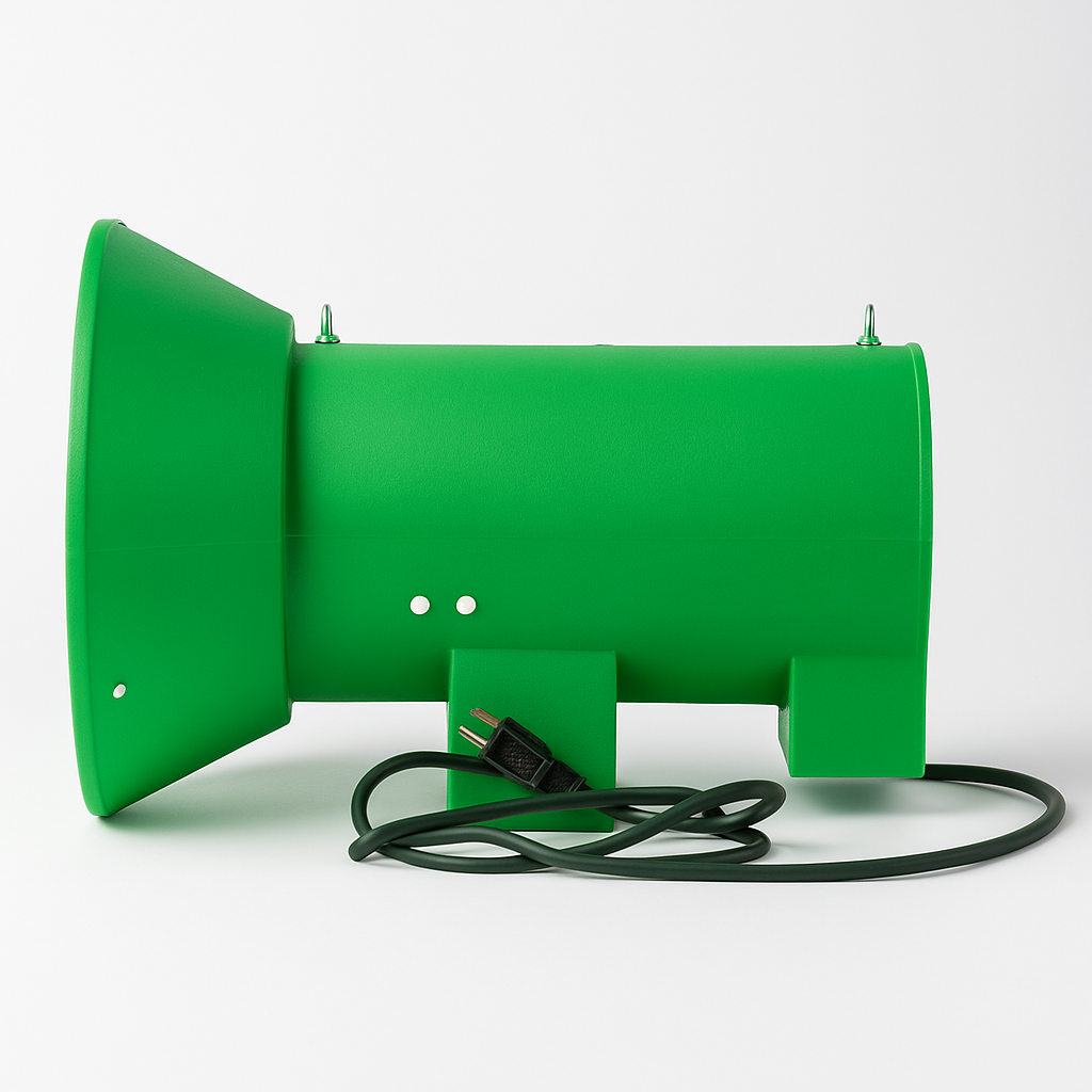 Bug Light Fish Feeder for ponds attracting insects at night to provide natural live food for bluegill, bass, and crappie.