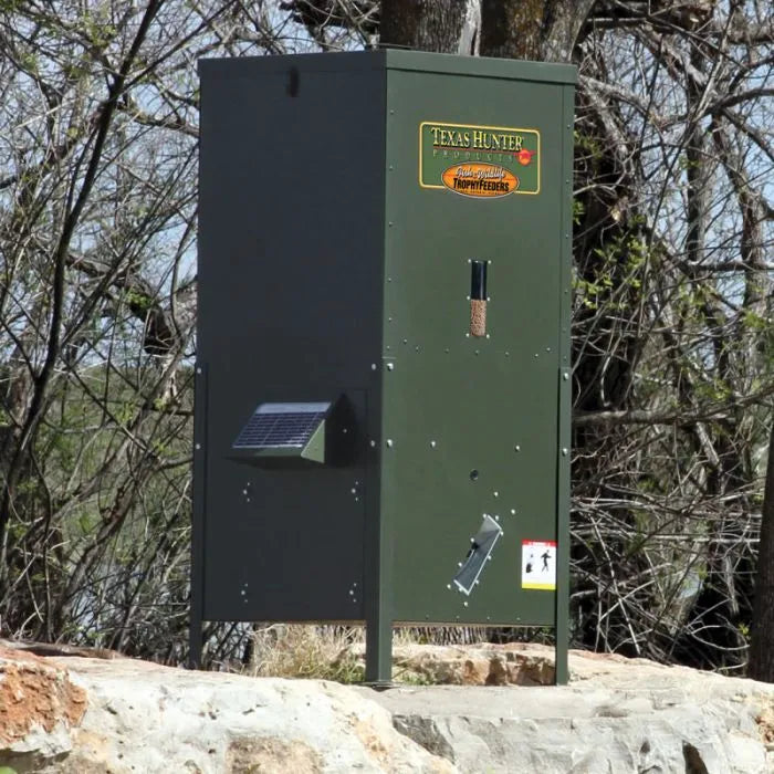 Solar Fish Feeder For Pond | Texas Hunter