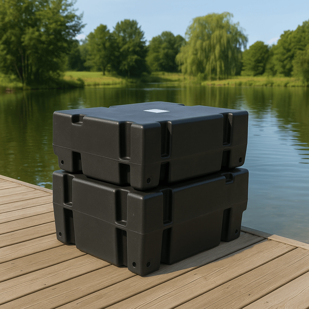 Floating Dock Gangway Accessory Kit with galvanized steel hardware for secure, corrosion-resistant dock connections.