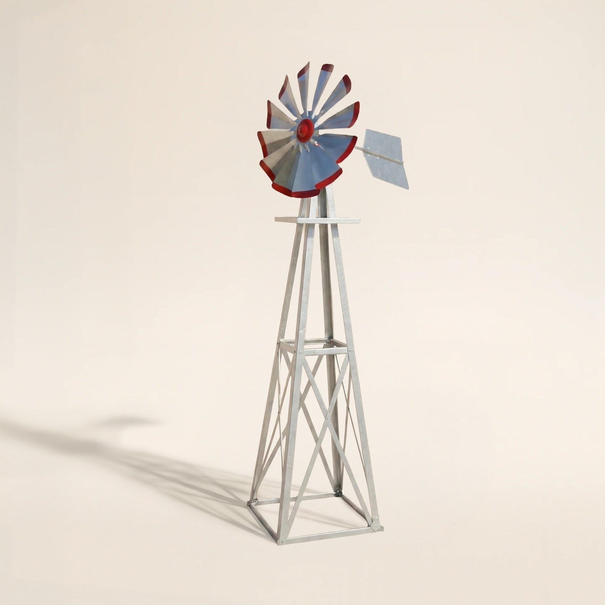 Steel Garden Windmill for Yard (8.3 Feet)