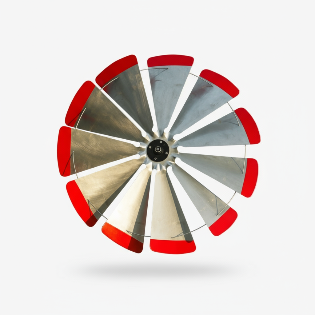 Garden Windmill Head Replacement | 40" Fan | Red-Tipped