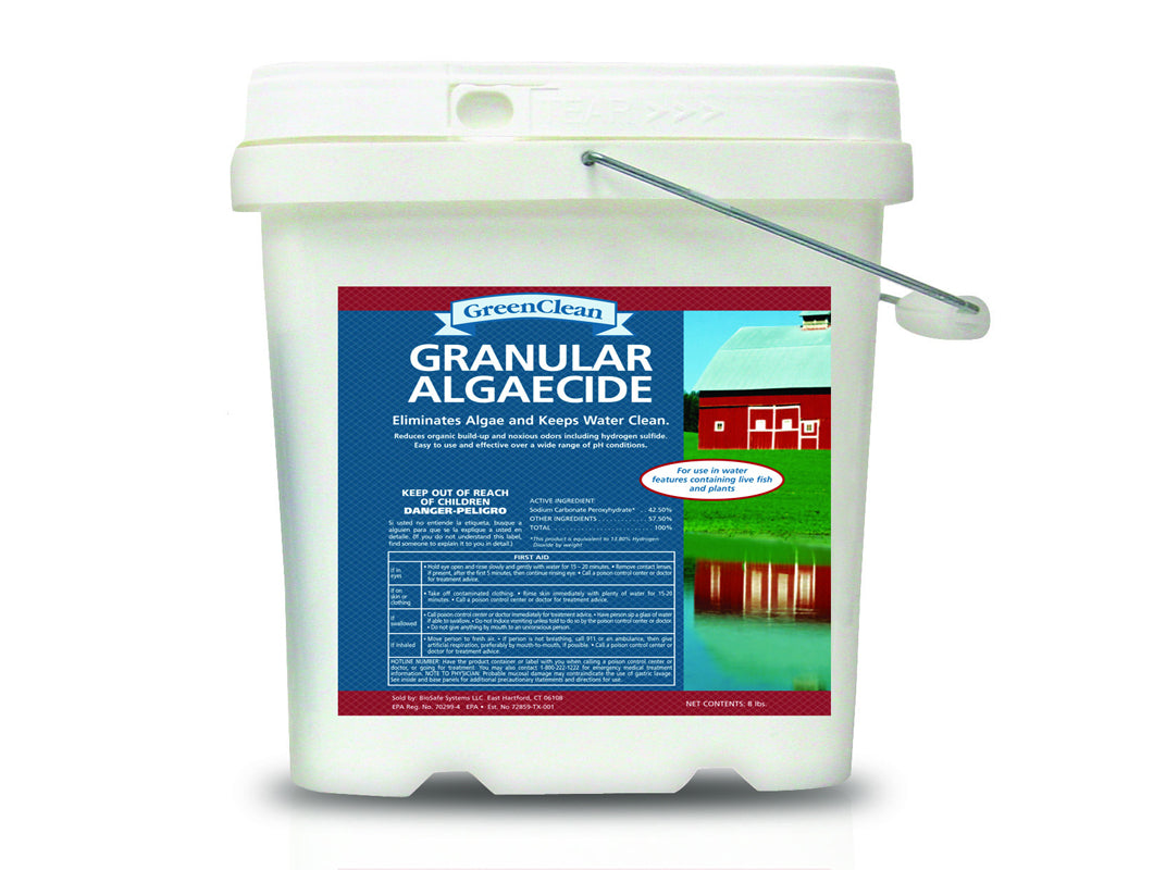 Green Clean Algicide - Eco Algae Killer for Ponds | Granular