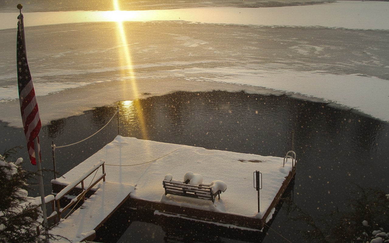 Ice Away Water Deicer for ponds and lake docks delivering high-performance ice prevention with a sealed, maintenance-free motor.