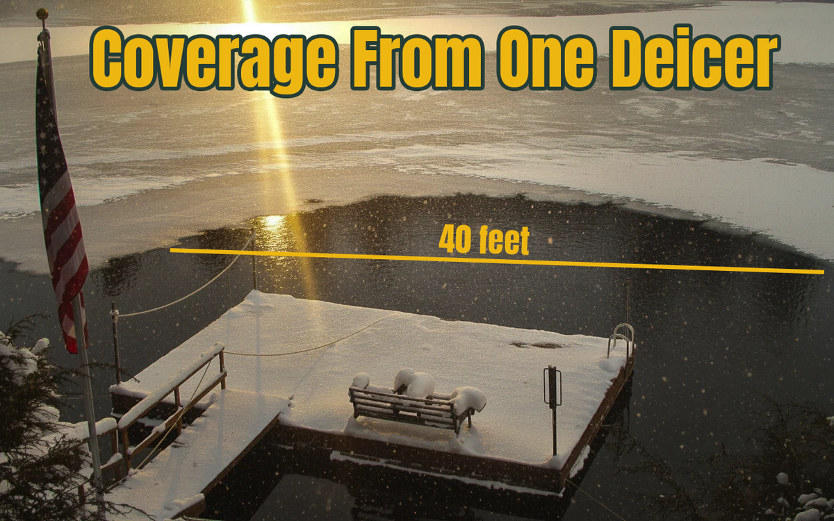 IceAway Dock De-icer | Protect Marinas and Boats