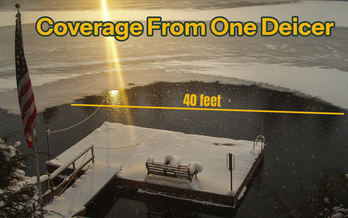 IceAway Dock De-icer | Protect Marinas and Boats
