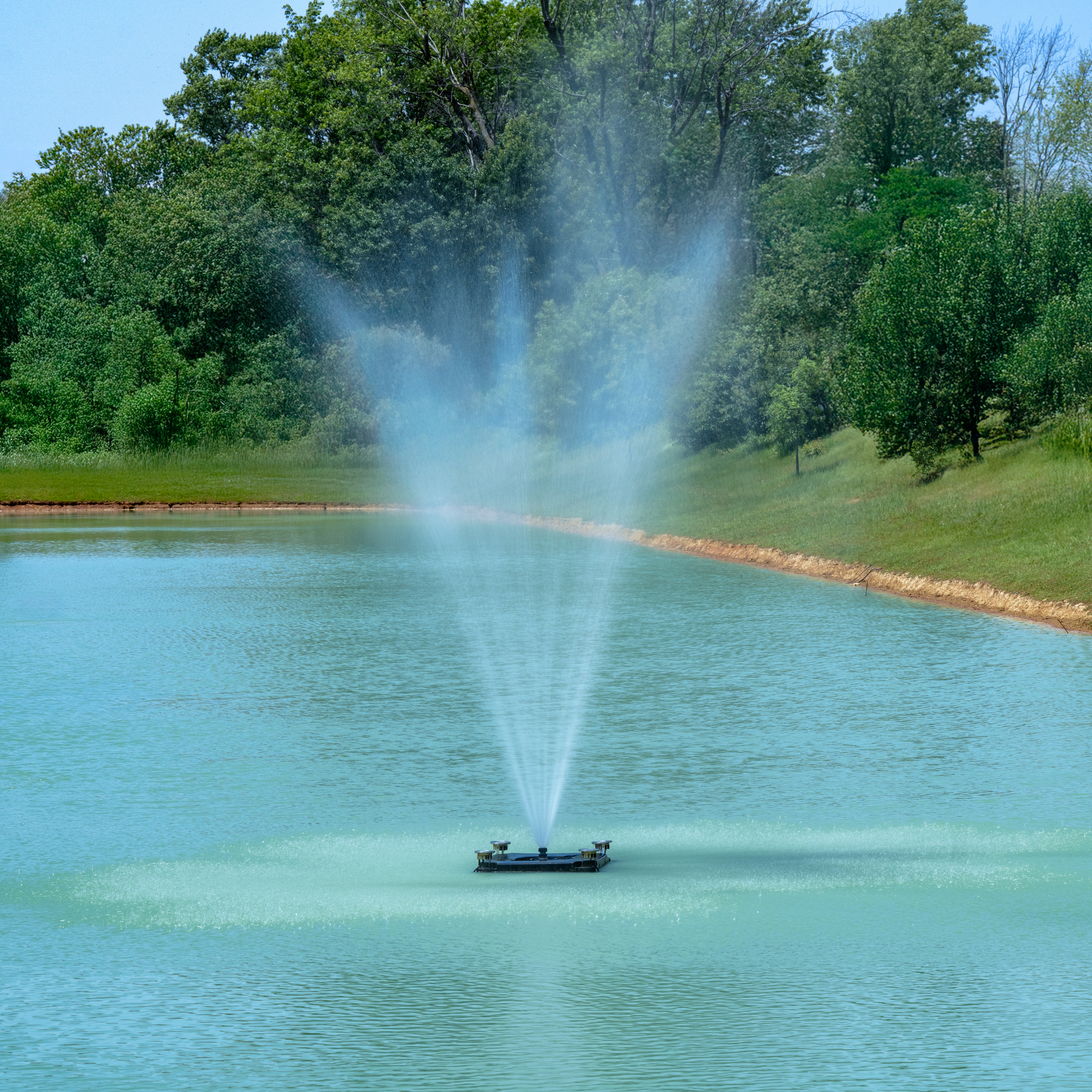Solar Pond Display Floating Fountain | Palatial | 1 HP