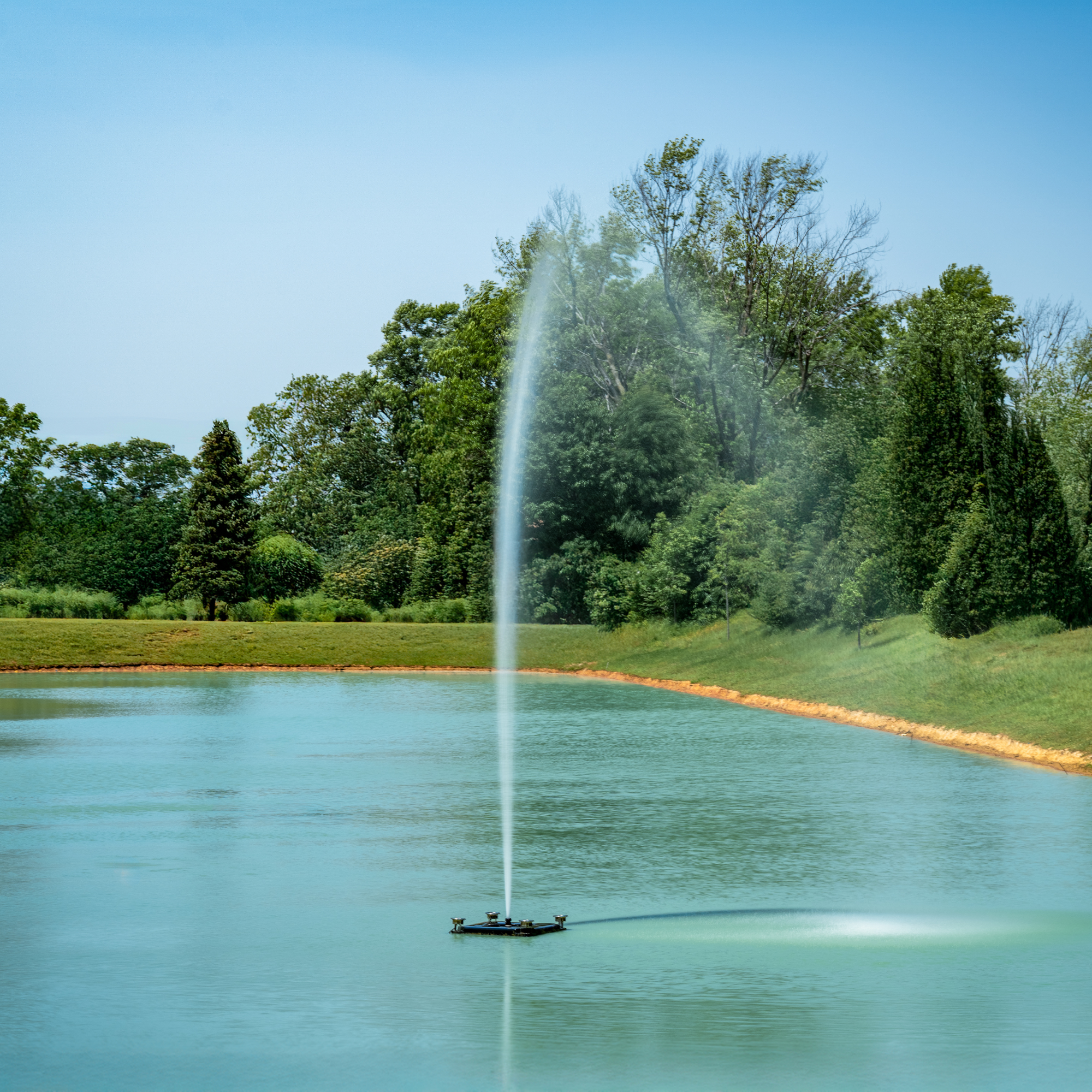 Solar Pond Display Floating Fountain | Palatial | 1 HP