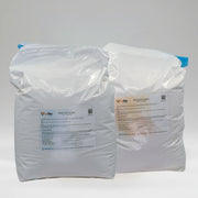 Two bags of SoilFloc Sealant polymer pond sealer used for fixing leaks in ponds, lakes, and soil basins.