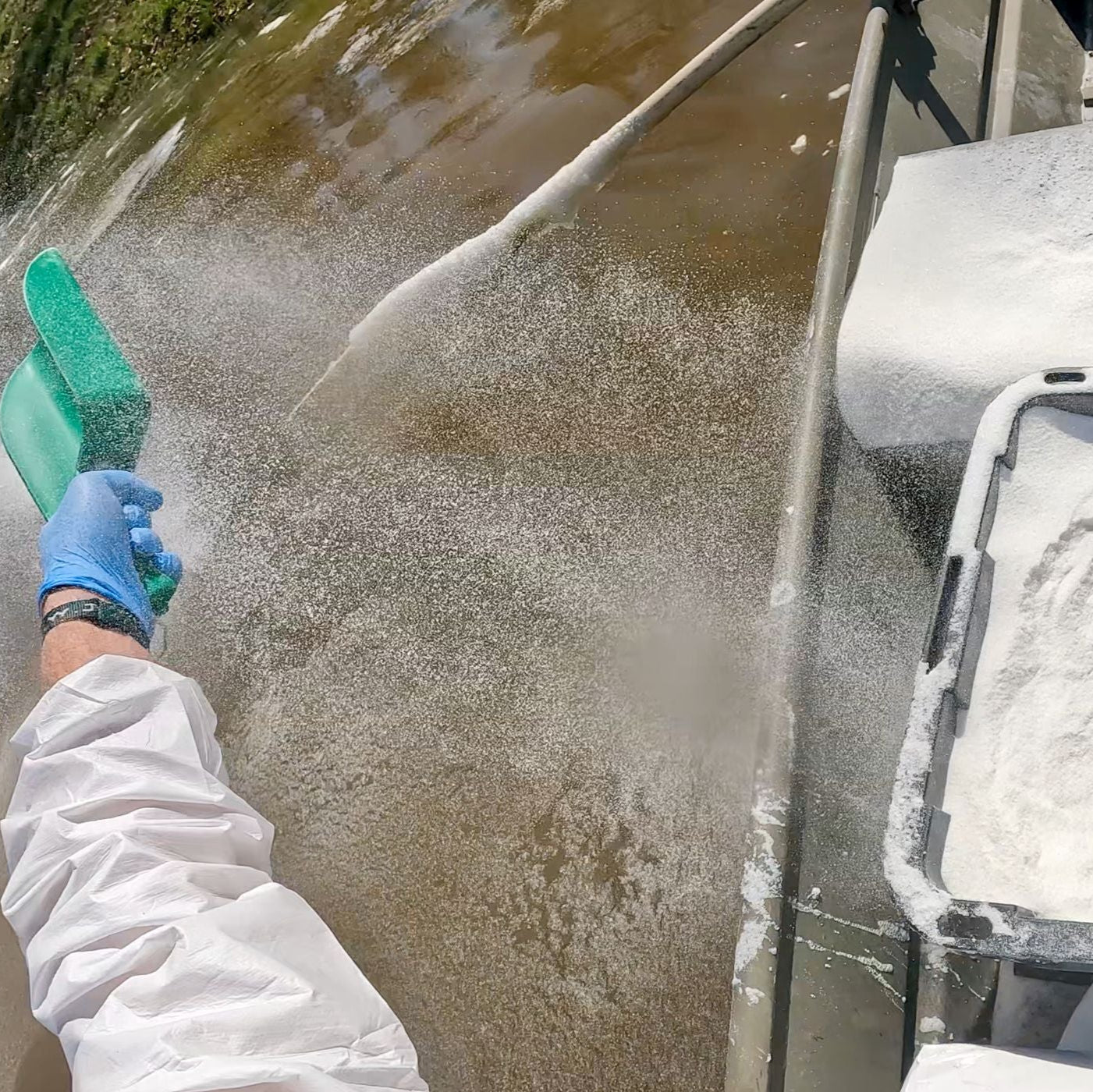 Lake and Pond Sealant Soilfloc pond leak repair for sealing cracks and soil