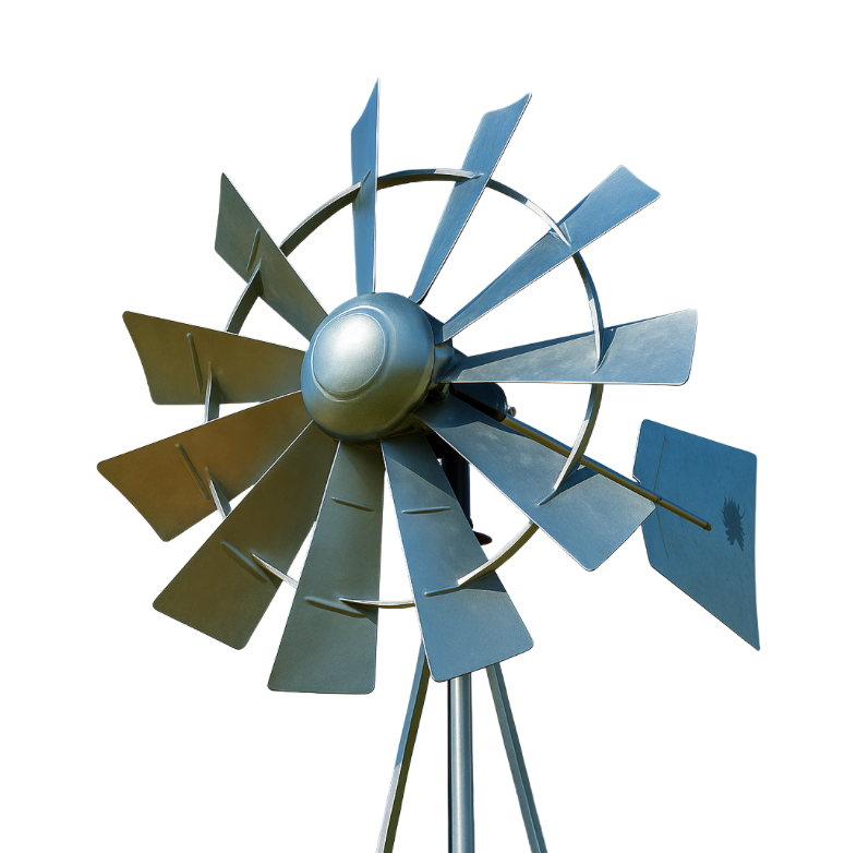 Large Yard Windmill Head | Decorative Retrofit