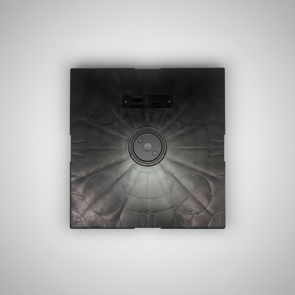 Medium Equipment Pad providing a durable base for electric and solar pond aeration systems.