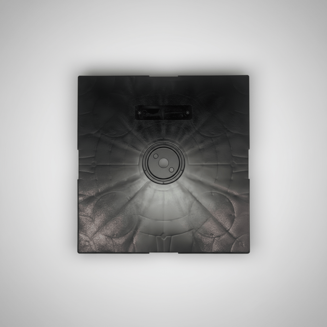 Medium Equipment Pad providing a durable base for electric and solar pond aeration systems.