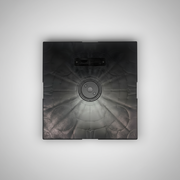 Medium Equipment Pad providing a durable base for electric and solar pond aeration systems.