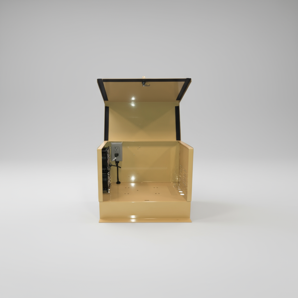 Outdoor Aerator Cabinet for Pond Systems | Weatherproof, Vented ...