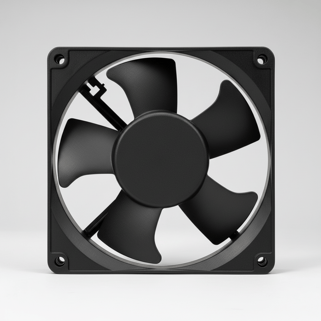 Pond aerator cooling fan 4 inch for preventing overheating and extending aeration system lifespan.