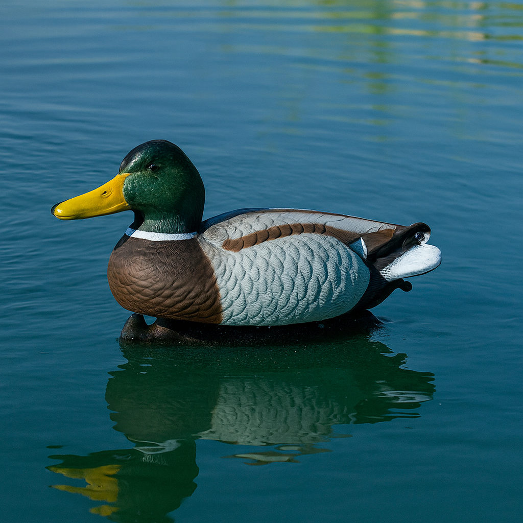 Pond Aerator Diffuser Accessory duck decoy marking diffuser location for easy pond maintenance.