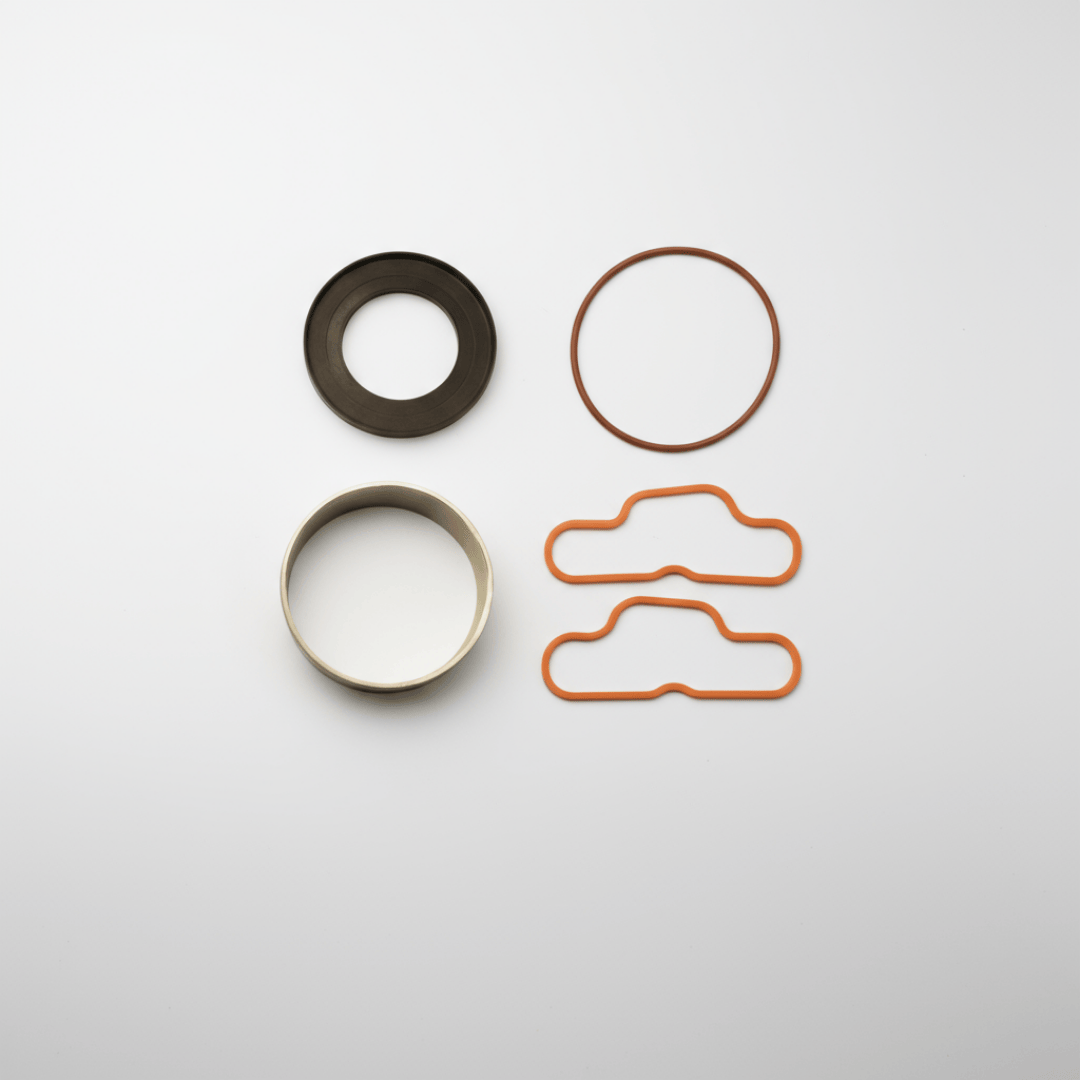 Pond Aerator Repair Kit for Thomas rocking piston aerators with diaphragms, valves, piston rings, and seals.