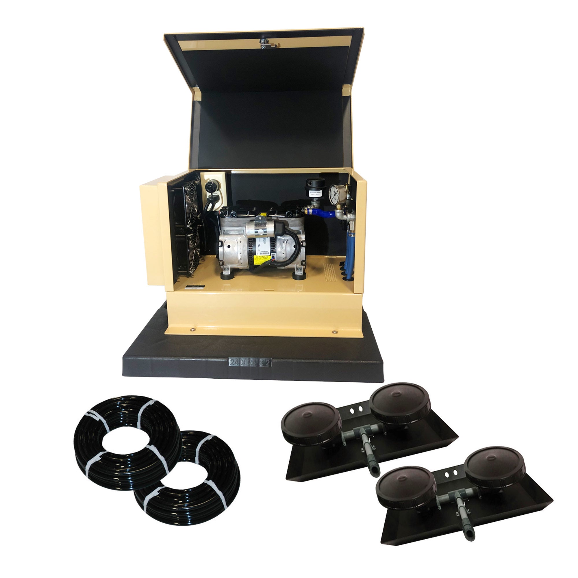 Pond Aerator Bubbler | AerMaster Pro | 1/2HP | Up to 2.5 Acres