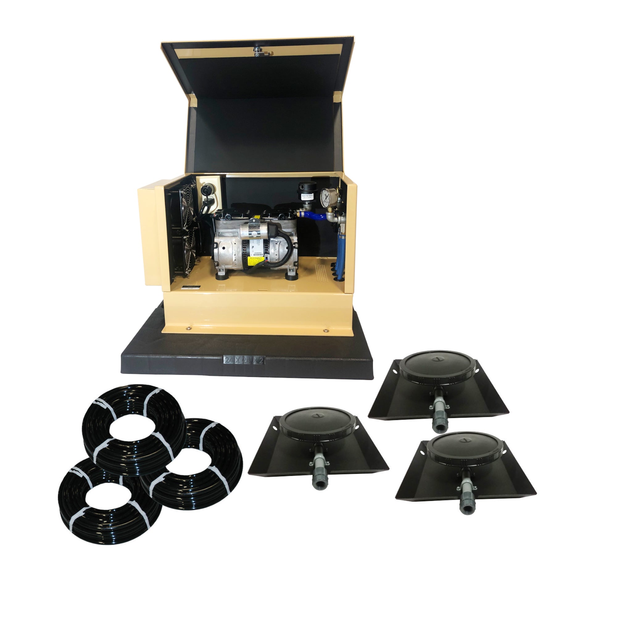 Pond Aerator Bubbler | AerMaster Pro | 1/2HP | Up to 2.5 Acres