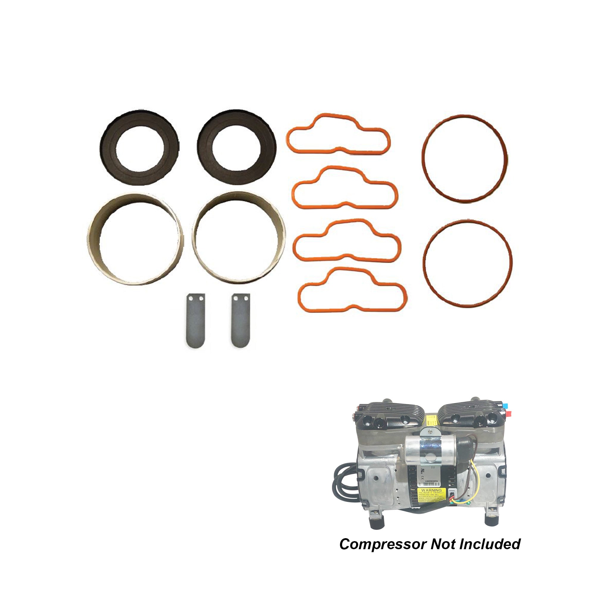 Rocking Piston Kit for Gast Compressor Pond Aerator for 1/4, 1/2, and 3/4 HP compressors