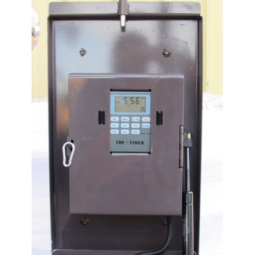 Solar Fish Feeder for Pond – Texas Avenger automatic solar-powered feeder with adjustable mount and programmable timer