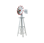 Steel Tower Large Windmill for Yard | 4-Leg