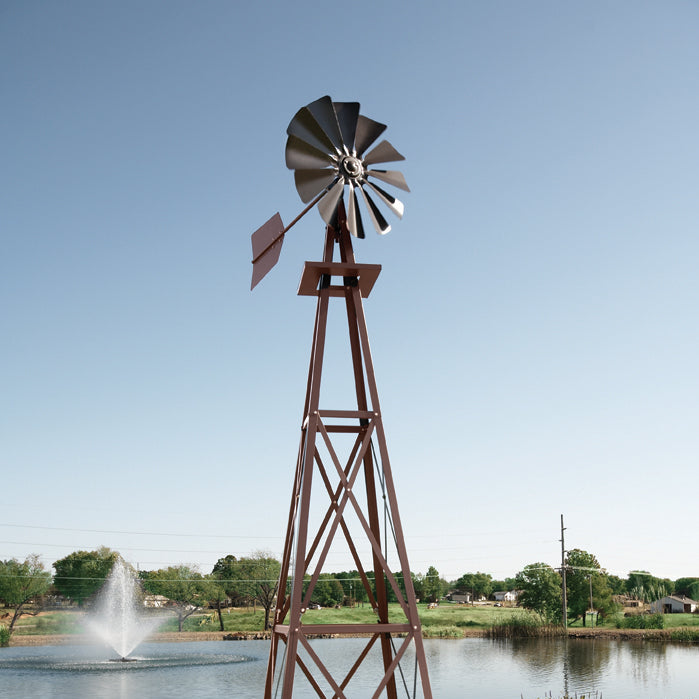 Steel Garden Windmill for Yard