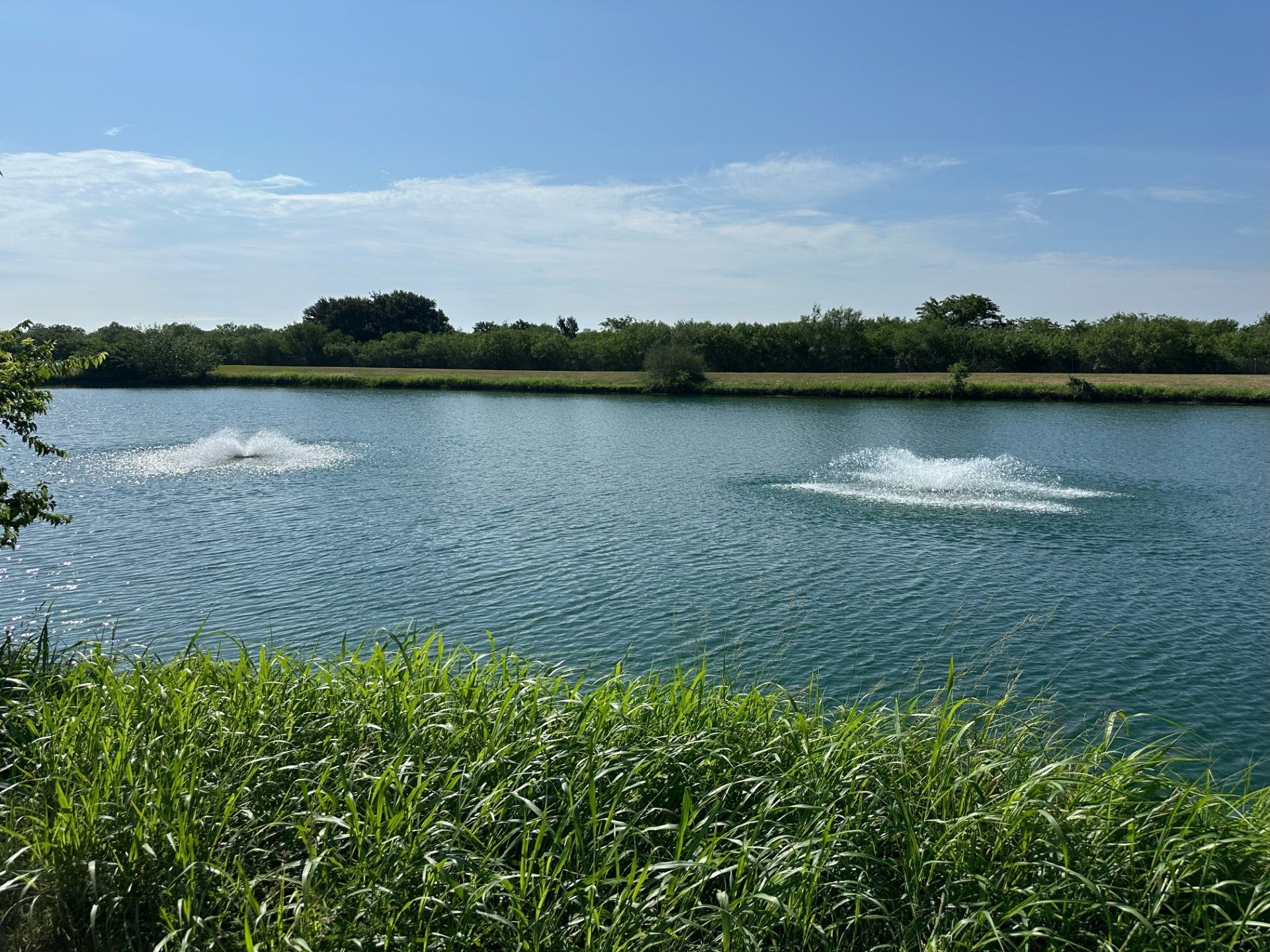 Surface Pond Aerator for residential ponds and lakes – Aquarian Pro floating aerator, 1/2–1.5 HP, for oxygenation, algae control, and fish health.