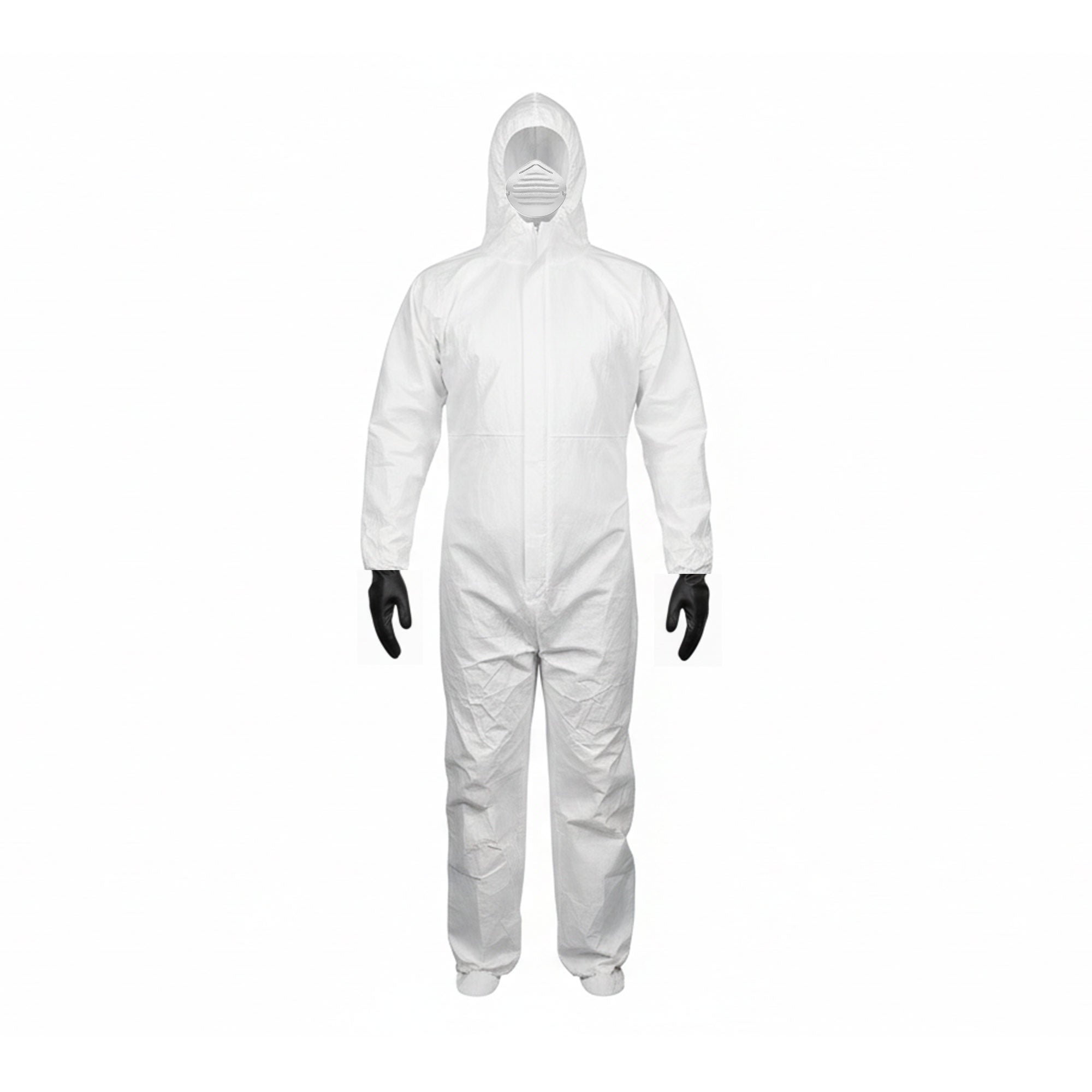 PPE Kits with Suit, Gloves, and Mask for Pond Treatment