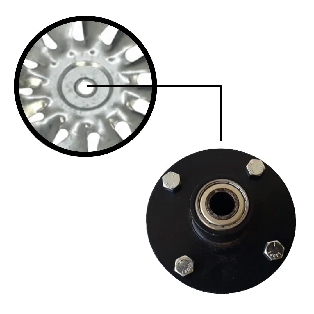 Garden Windmill Fan Replacement | 40" Fan Only | Red-Tipped