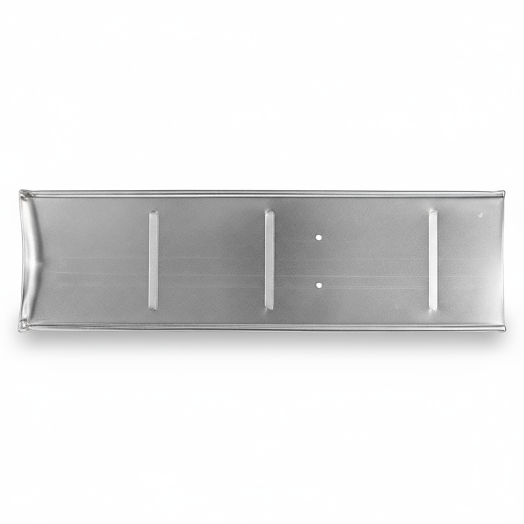 Galvanized windmill blade with universal squared hub, 28-inch design for Outdoor Water Solutions windmills, improving torque and low-wind performance.