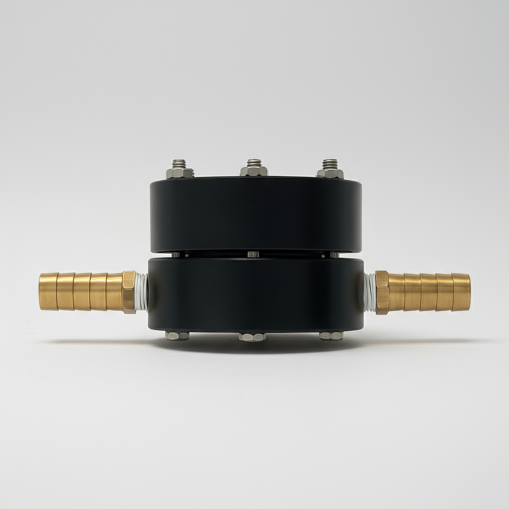Windmill Pressure Kit with in-line pressure relief valve protecting pond aeration systems from backpressure and freezing