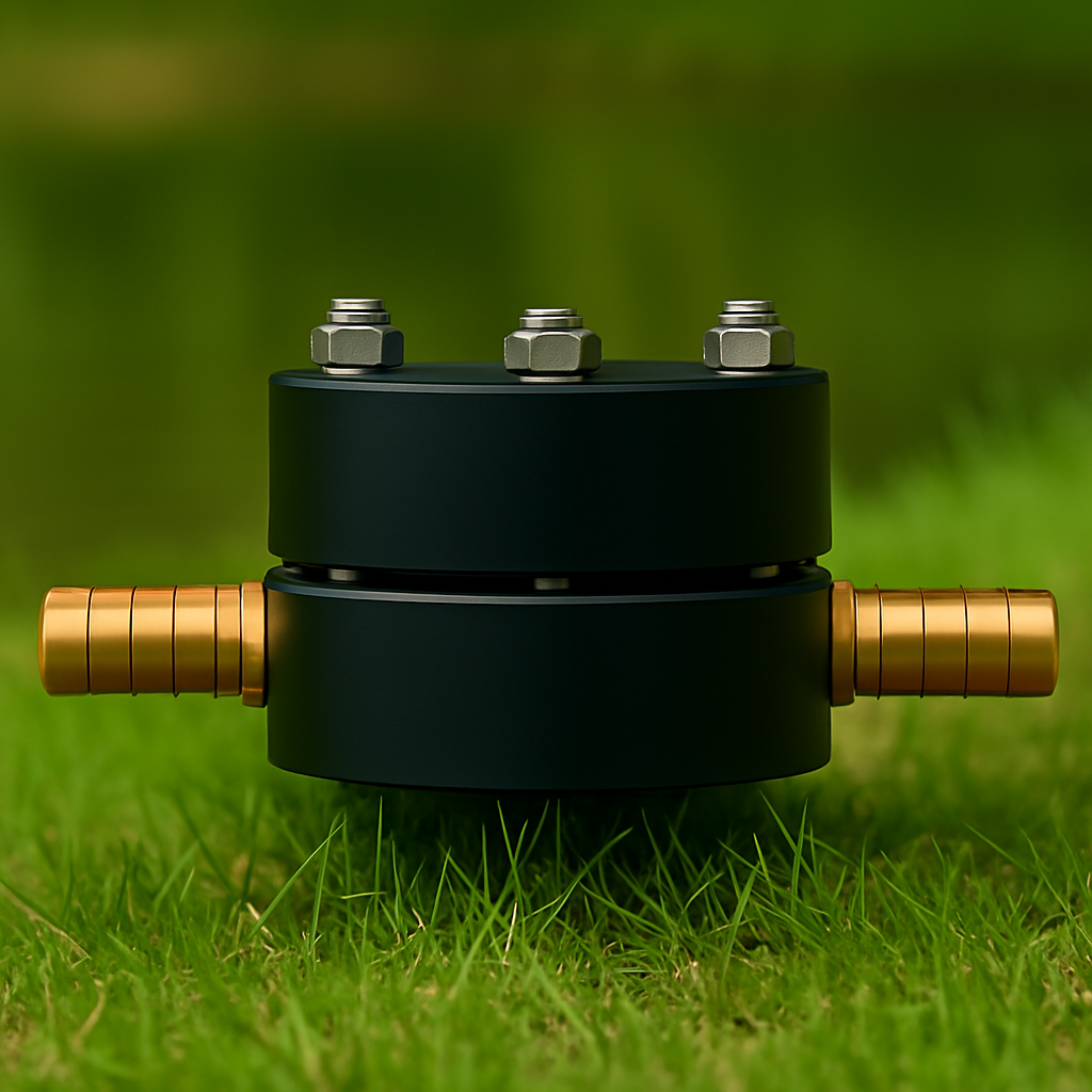 Windmill Pressure Kit with in-line pressure relief valve protecting pond aeration systems from backpressure and freezing