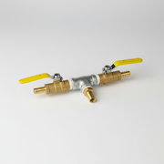 Windmill Valve Kit two-way 1/2-inch brass selector valve for balancing airflow in pond aeration systems