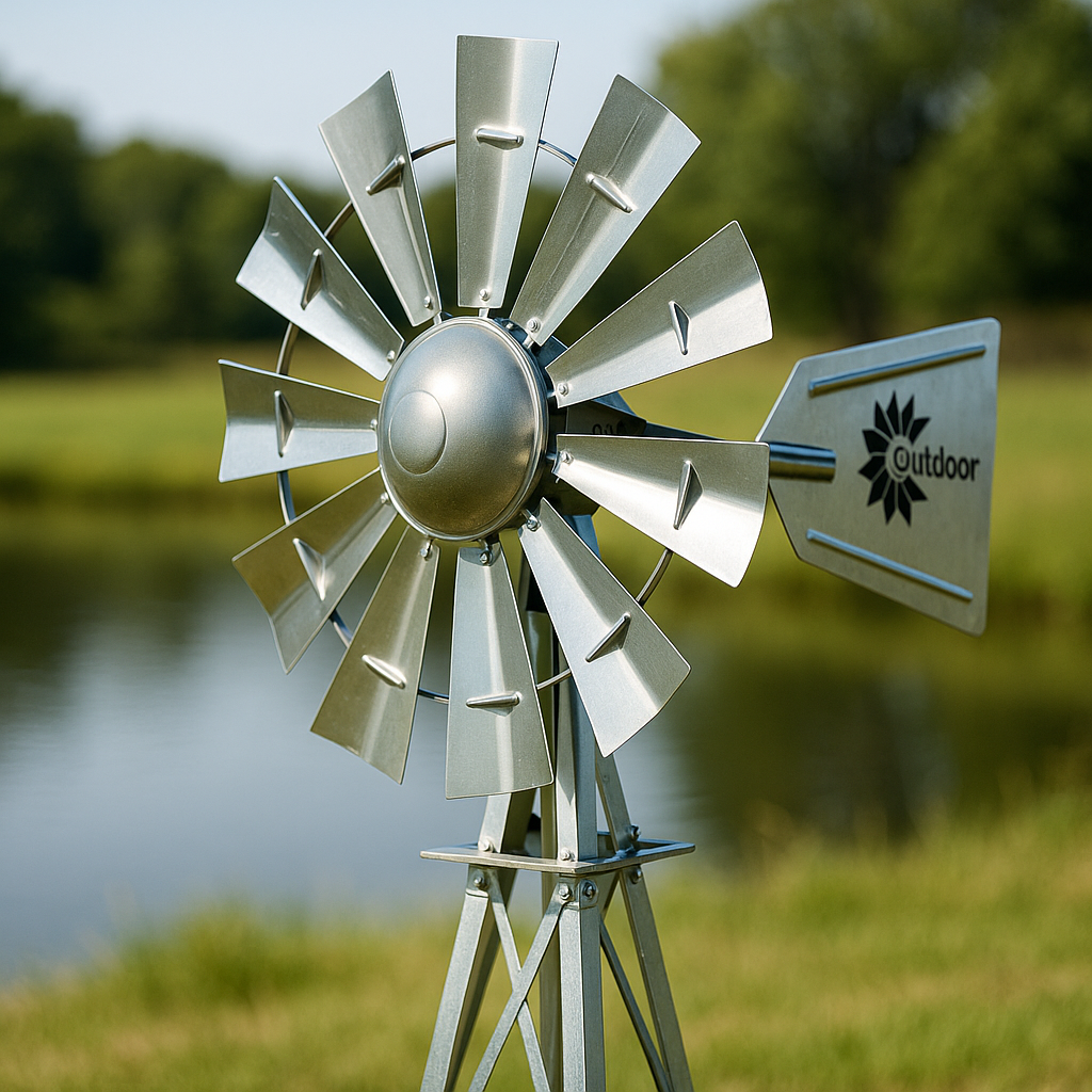 Windmill Head & Tail Assembly | Galvanized