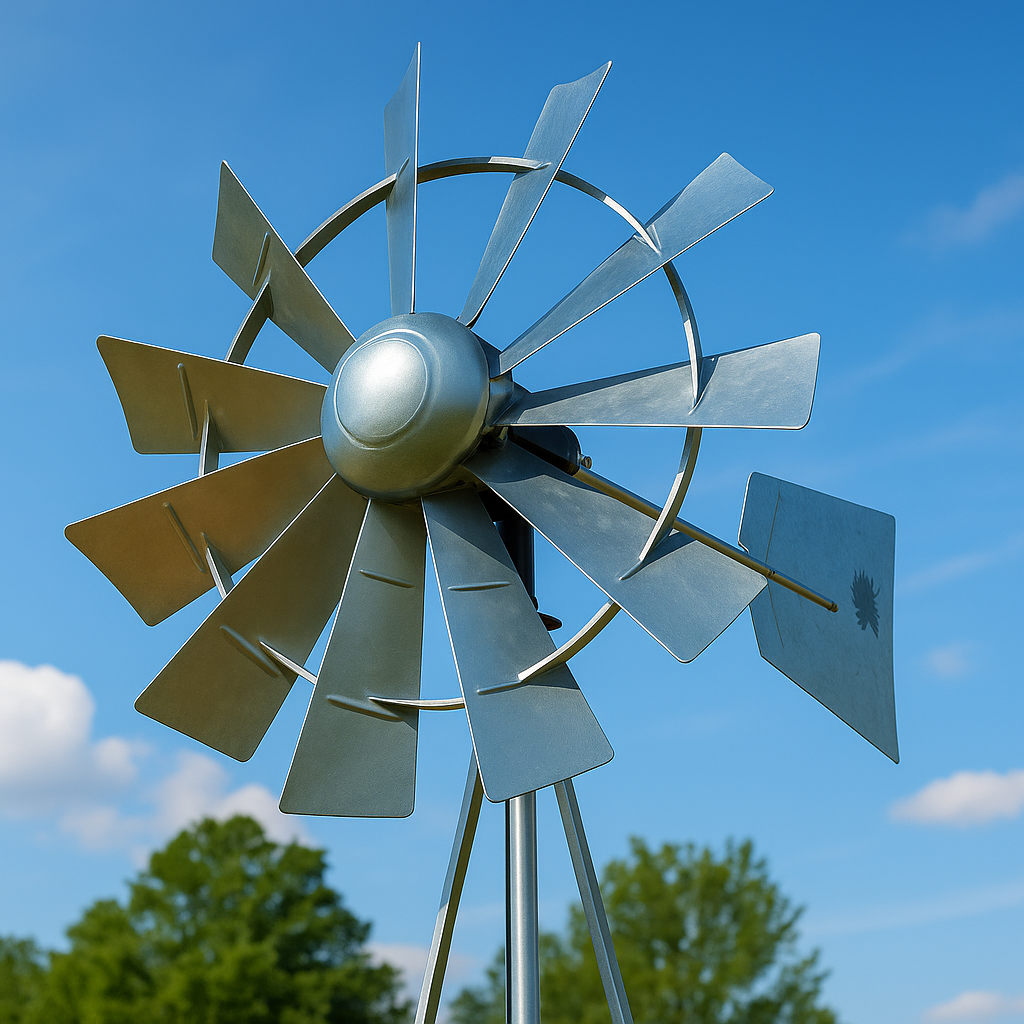Large Yard Windmill Head | Decorative Retrofit