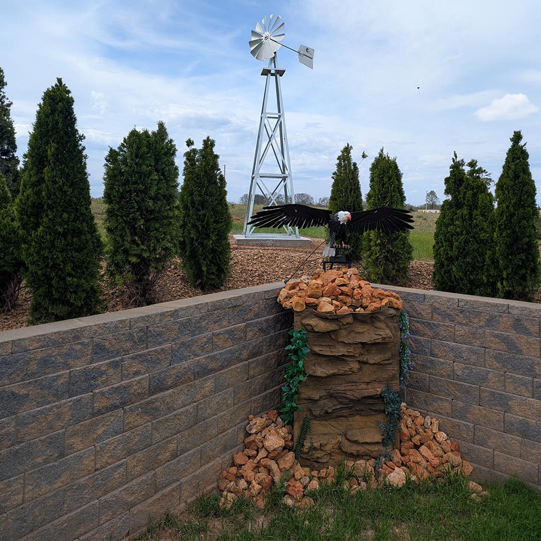 Steel Garden Windmill for Yard (11.6 Feet)